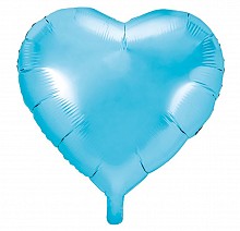 balon     foliowy serce 45cm - FB9M - niebieskie